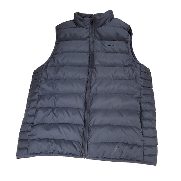 Lands' End Other - Lands End Puffer Vest Mens Sz Large Gray Goose Down Winter Cold Quilted Snow